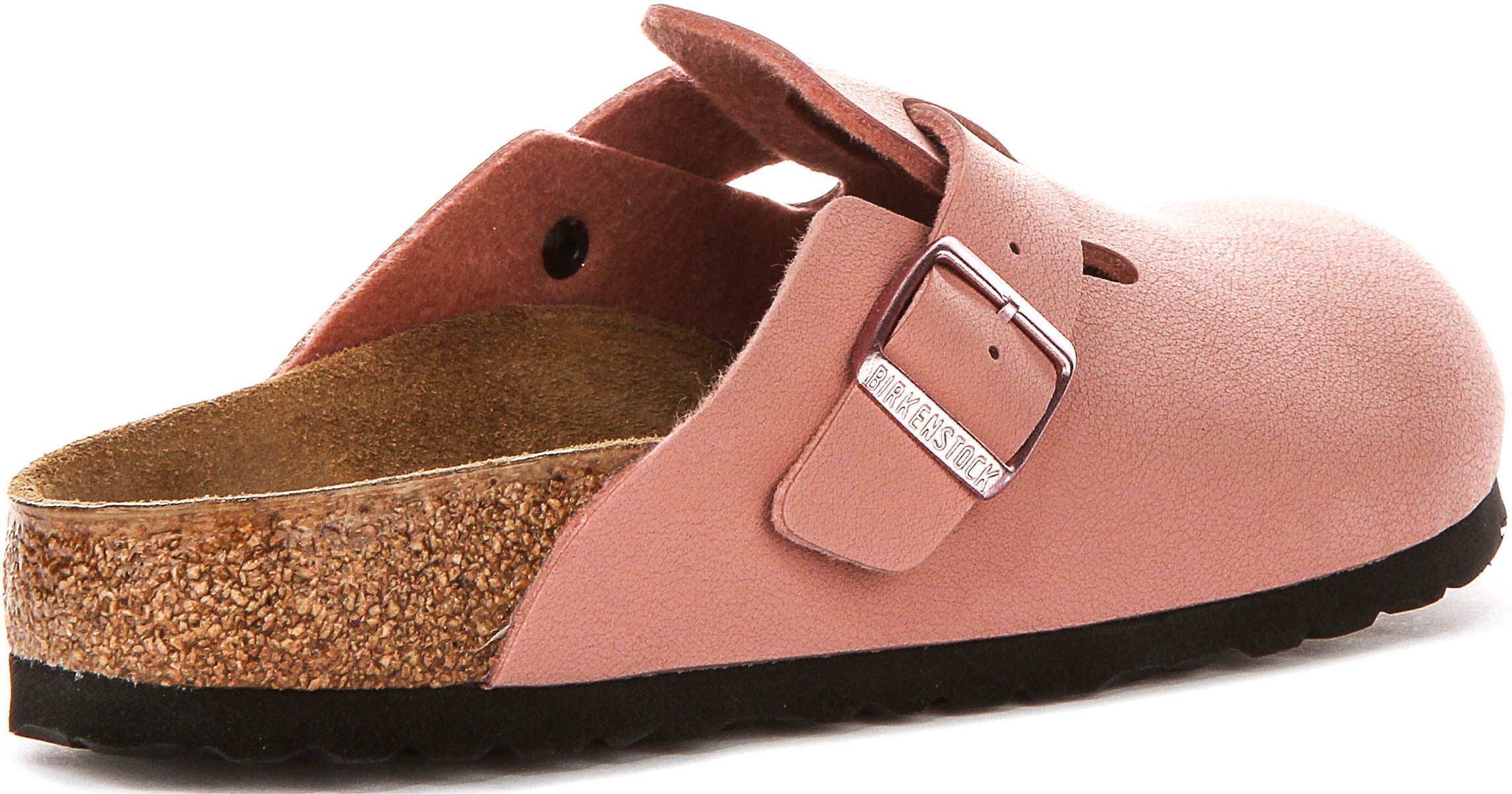 Sabots Birkenstock Boston | Birko-Flor rose pour enfant - coupe étroite