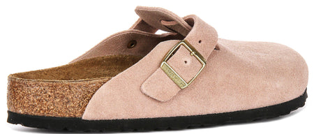 Birkenstock Boston zoccoli | Birko-Flor rosa da uomo e donna