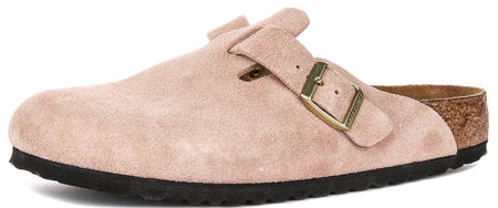 Birkenstock Boston zoccoli | Birko-Flor rosa da uomo e donna