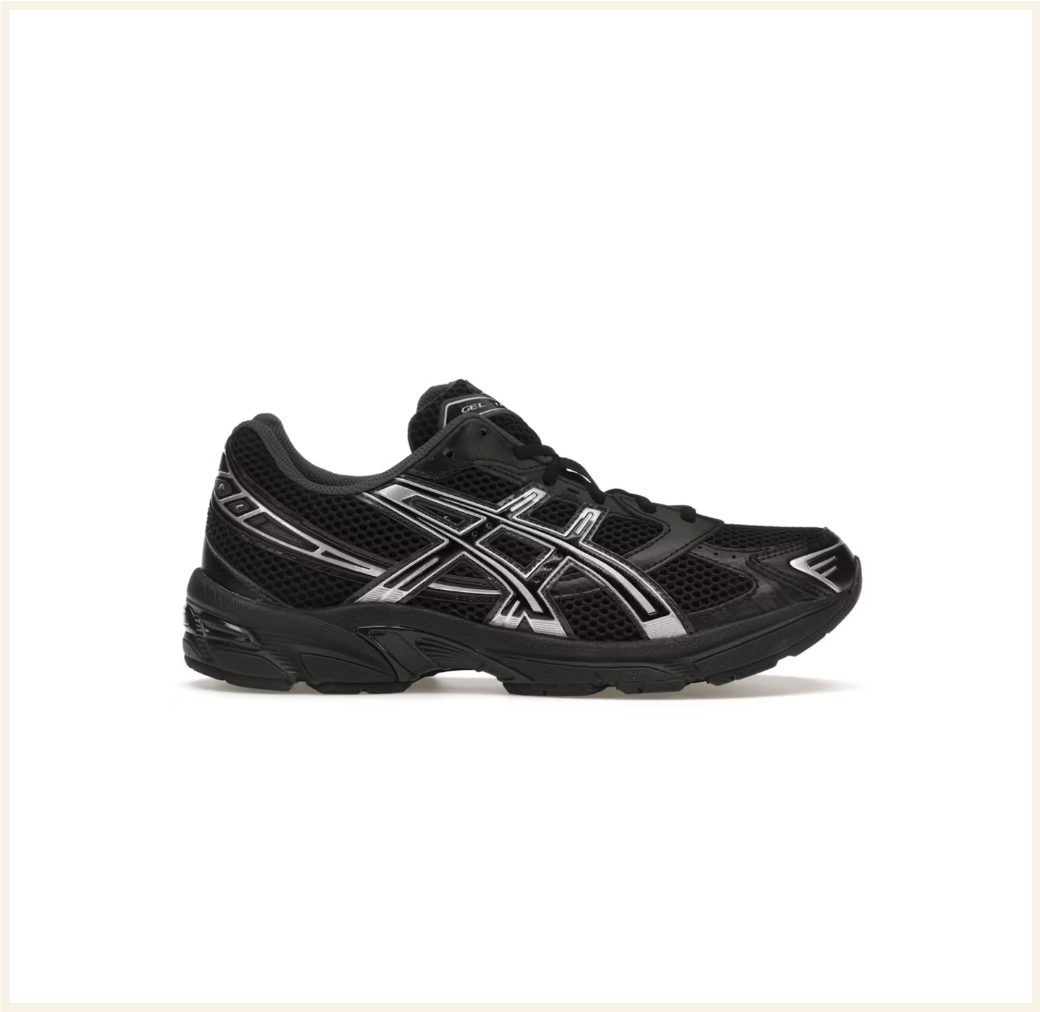 ASICS Gel-1130 Nero Argento puro