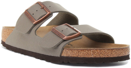 Sandali Birkenstock Arizona | Birko-Flor color pietra da donna
