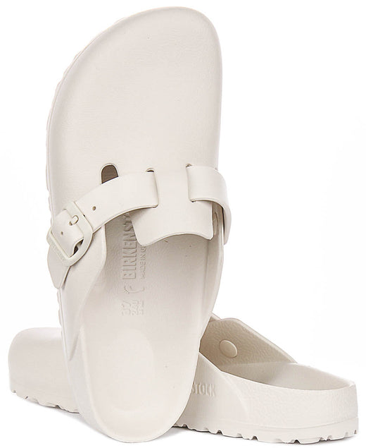 Birkenstock Boston sabots | EVA couleur pierre pour hommes et femmes - coupe étroite