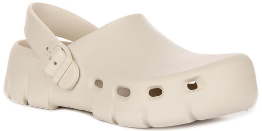 Birkenstock Birki Flow zoccoli | EVA color pietra da uomo e donna - Calzata regolare