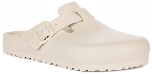Zuecos Birkenstock Boston | EVA color piedra para hombre - Ajuste regular