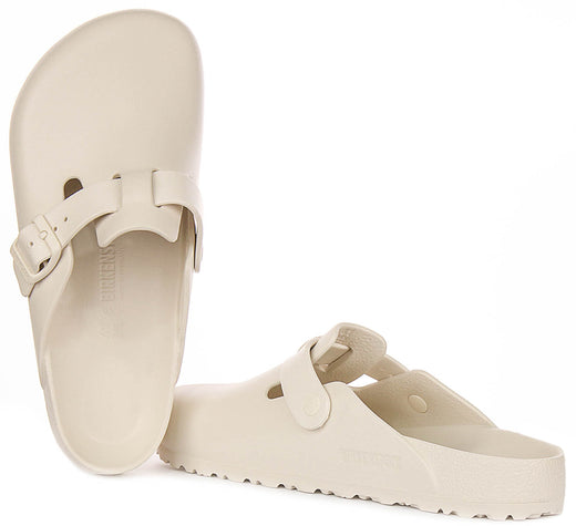 Zuecos Birkenstock Boston | EVA color piedra para hombre - Ajuste regular