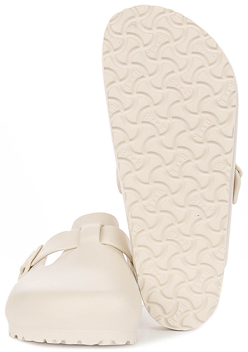 Zuecos Birkenstock Boston | EVA color piedra para hombre - Ajuste regular