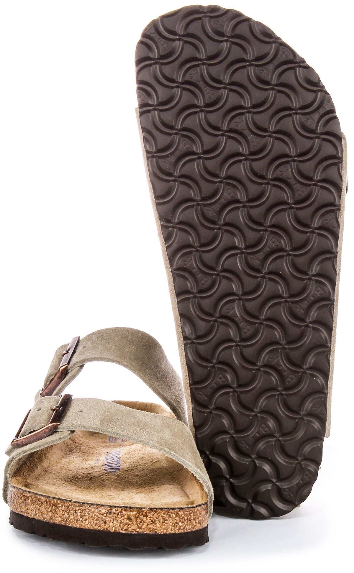 Birkenstock Arizona-sandaler | Taupe mockaläder – mjuk fotbädd för män och kvinnor