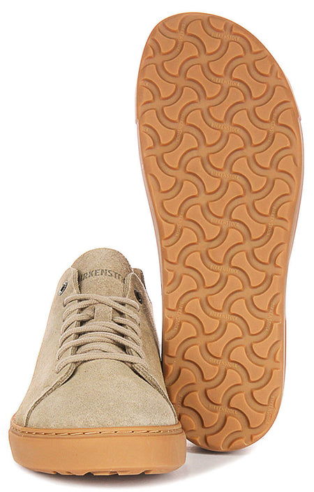 Zapatillas Birkenstock Bend Low | cuero de ante color topo para hombres y mujeres