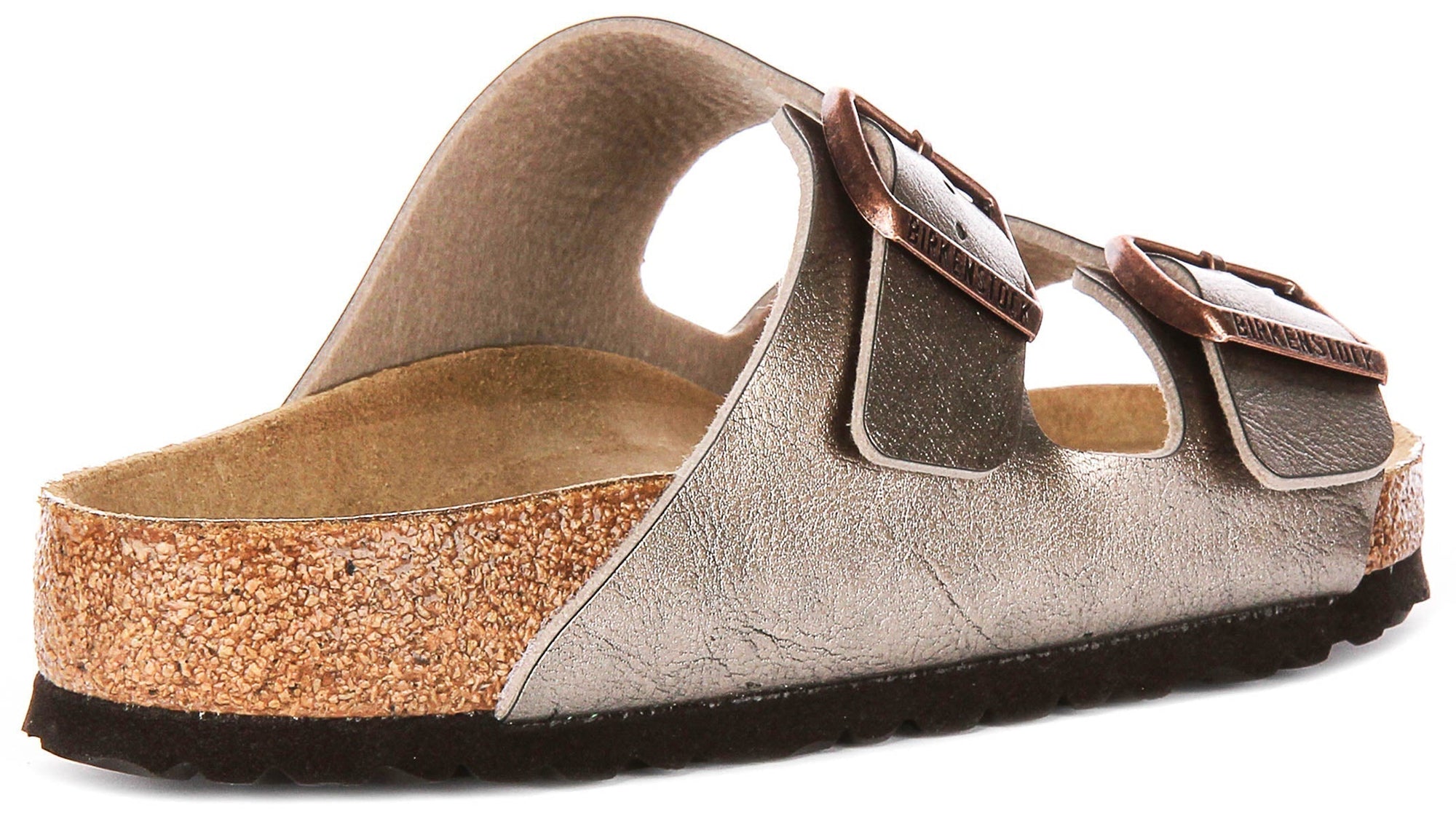 Birkenstock Arizona sandales | Birko-Flor taupe pour femmes - coupe standard