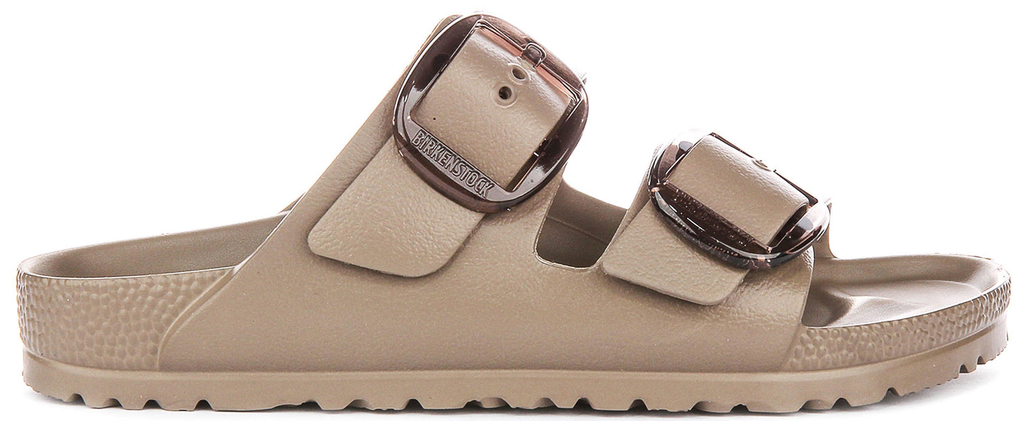 Sandalias Birkenstock Arizona | EVA topo, con hebilla grande, para mujer, horma estrecha