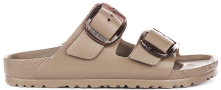 Birkenstock Arizona-sandalen | taupe EVA – Big Buckle voor dames – smalle pasvorm