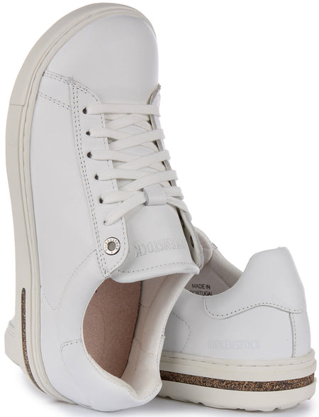 Baskets Birkenstock Bend Low | matière synthétique blanche emblématique de Birkenstock pour hommes et femmes - largeur normale