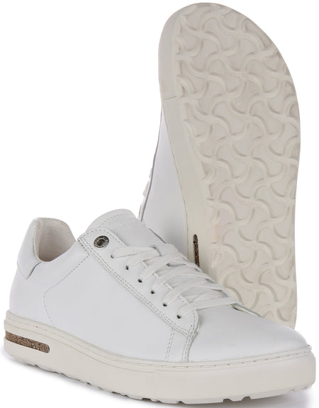 Baskets Birkenstock Bend Low | matière synthétique blanche emblématique de Birkenstock pour hommes et femmes - largeur normale