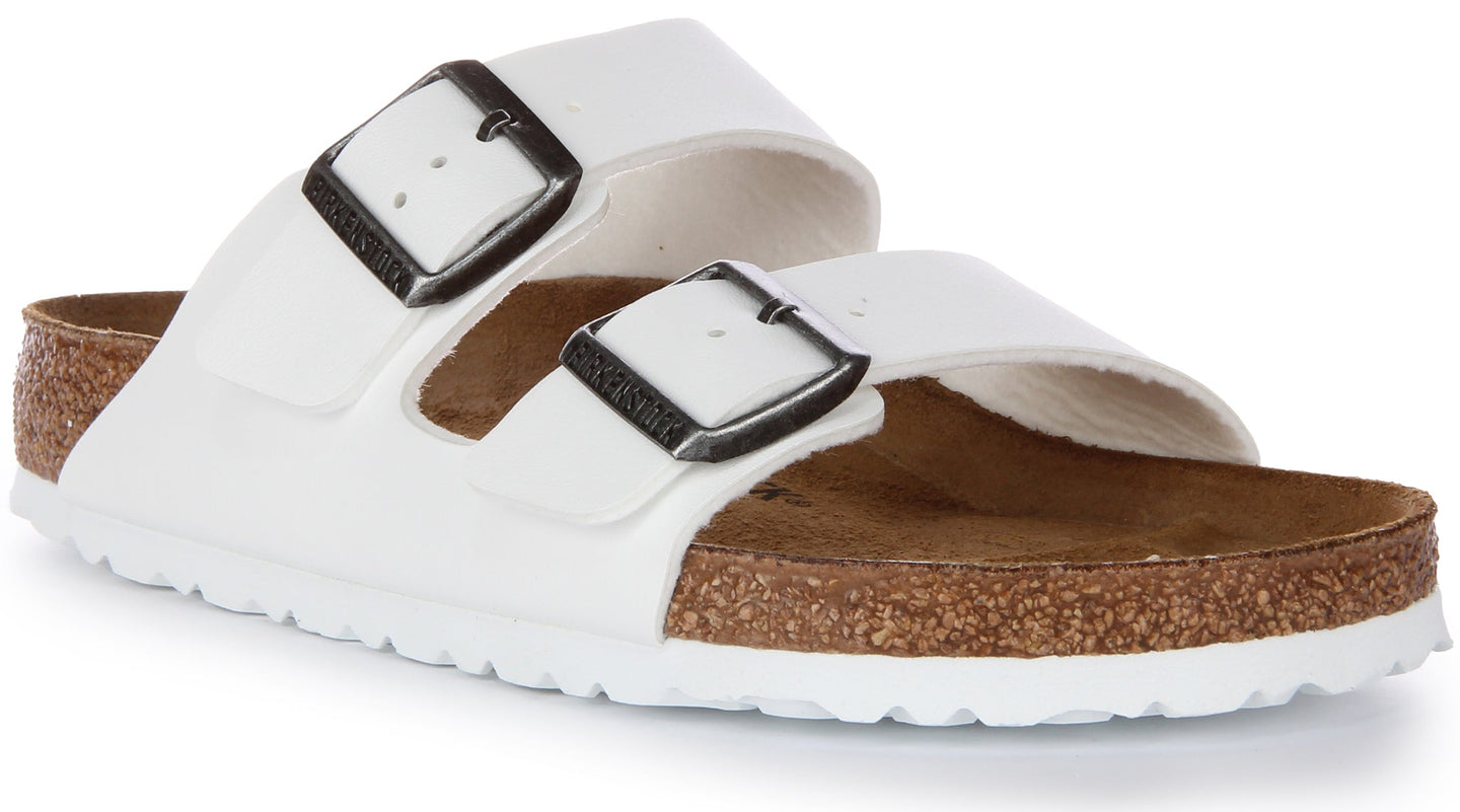 Birkenstock Arizona-sandalen | Wit Birko-Flor voor dames
